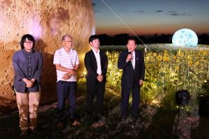佐々木市長のあいさつの様子
