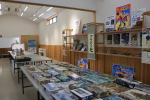 プラモデル展示館の会場全体の写真