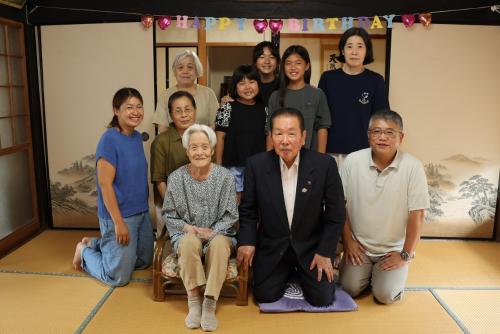 記念撮影した写真