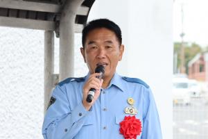 木田警察署長の写真