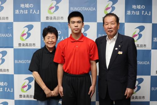 記念撮影した写真