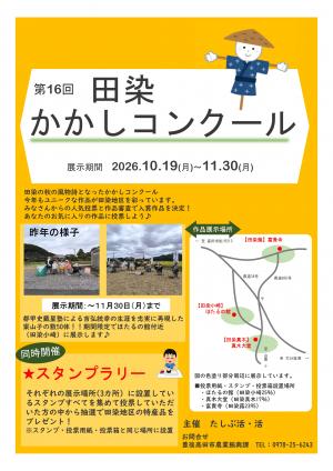 かかしチラシ