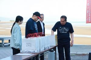 真玉会場の抽選会の写真