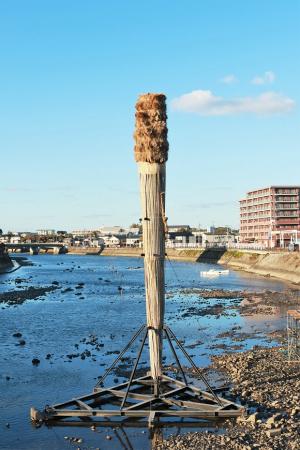 昨年の立ち上がった大たいまつ
