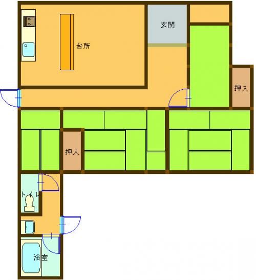 №584の間取り