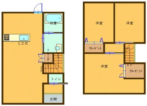 №609の間取り