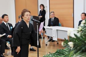 追悼吟の様子