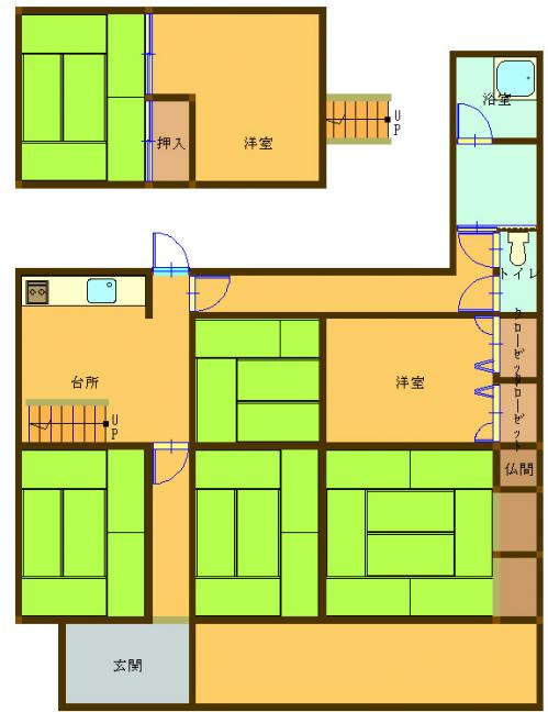 №605の間取り
