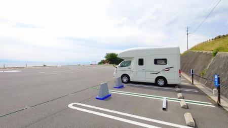 粟嶋公園駐車場で車中泊ができるようになりました！の画像