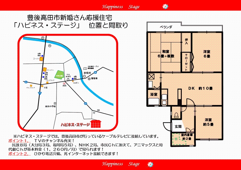 2．新婚さん応援住宅「ハピネス・ステージ」の画像