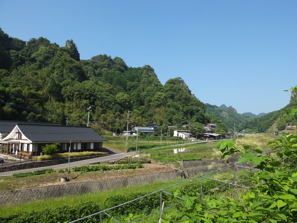 梅園が「天門之道」と表現した風景の画像