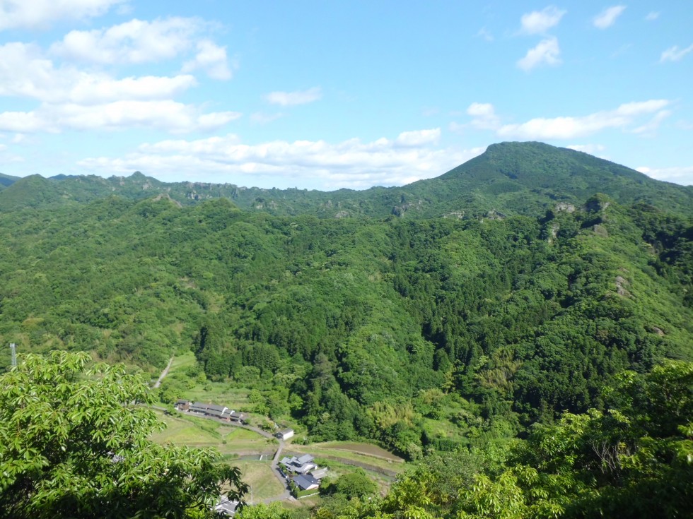 無動寺耶馬より天念寺耶馬を望むの画像