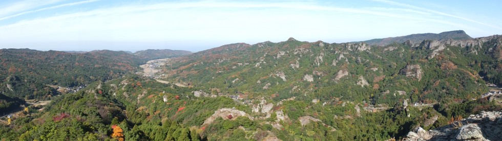 中山仙境　高城からのパノラマ写真の画像