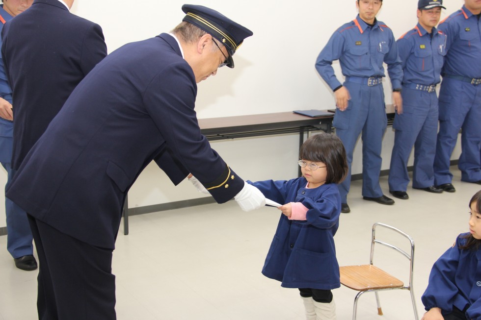  火の用心！　～封戸保育園の園児が一日消防署長に～の画像3