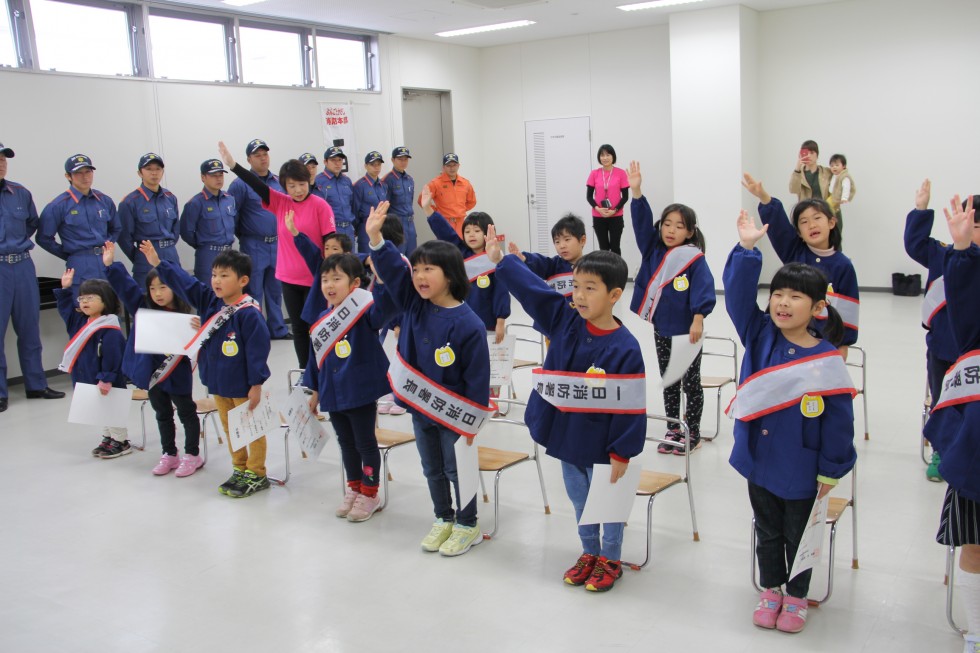  火の用心！　～封戸保育園の園児が一日消防署長に～の画像7