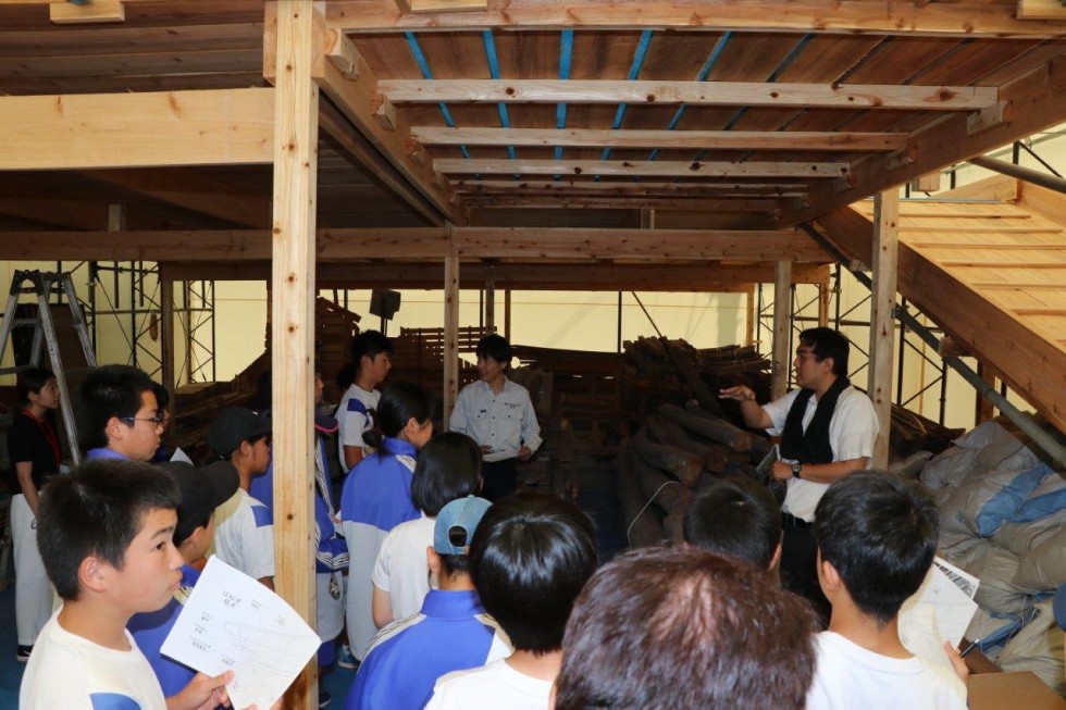 一生に一度の体験!!　300年前の材料に学ぶ　「富貴寺本堂保存修理工事見学会（小中学生対象）」の画像7