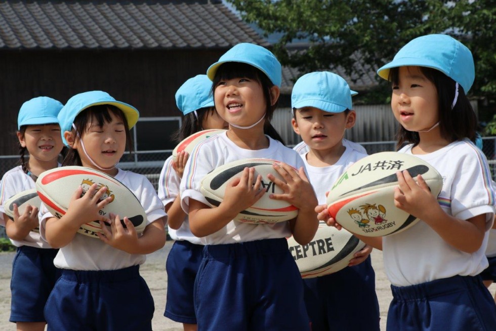 夢に向かって元気にトライ♪～夢いろ幼稚園ラグビー体験教室～の画像6