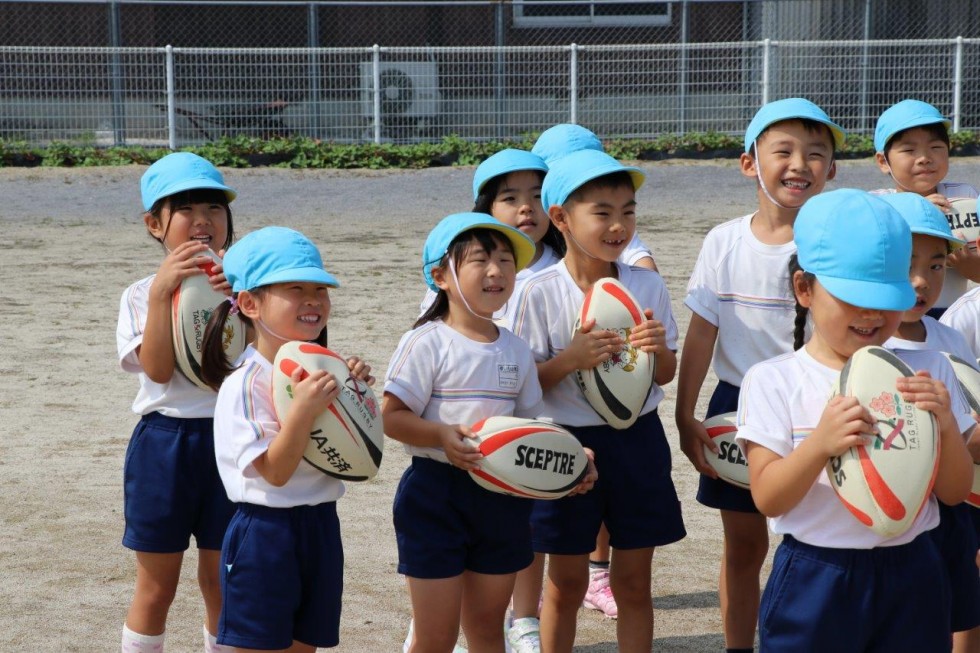 夢に向かって元気にトライ♪～夢いろ幼稚園ラグビー体験教室～の画像11