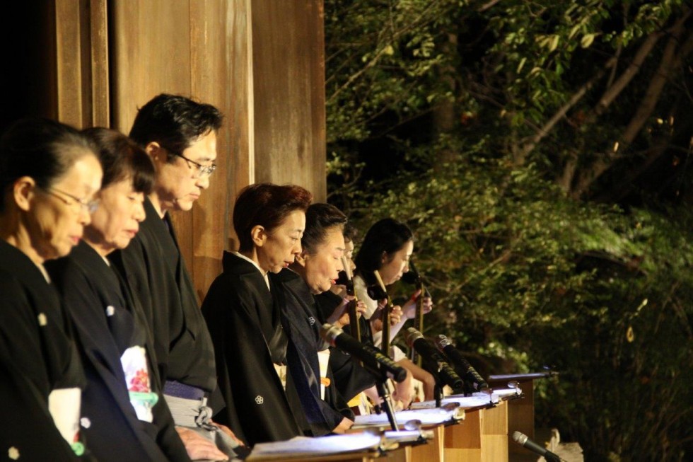 国宝を舞台に声明と長唄のコラボレーション＝県民芸術文化祭2019＝の画像5