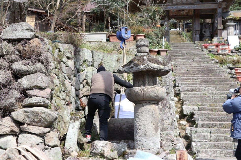 700年前の姿を取り戻す　　～富貴寺境内（国史跡）石造物の保存修理が行われました～の画像2