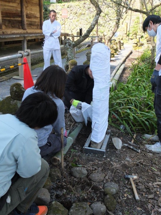 700年前の姿を取り戻す　　～富貴寺境内（国史跡）石造物の保存修理が行われました～の画像6