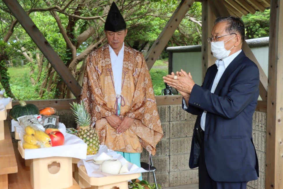 夏本番！海開きを前に安全祈願　－長崎鼻リゾートキャンプ場－の画像4