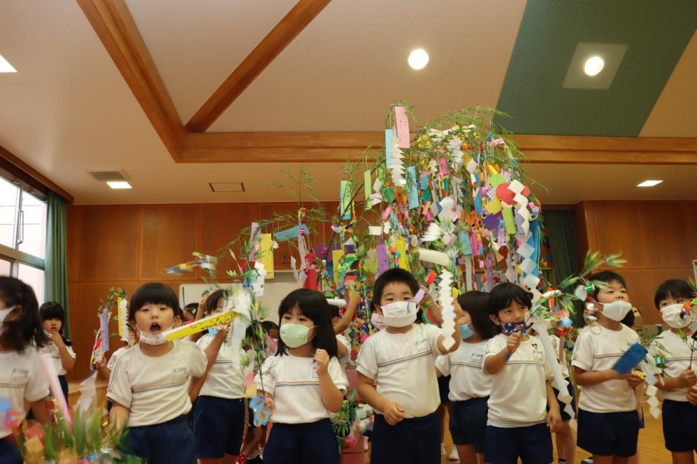  みんなの願いが叶いますように！　～夢いろ幼稚園の七夕飾り～の画像1