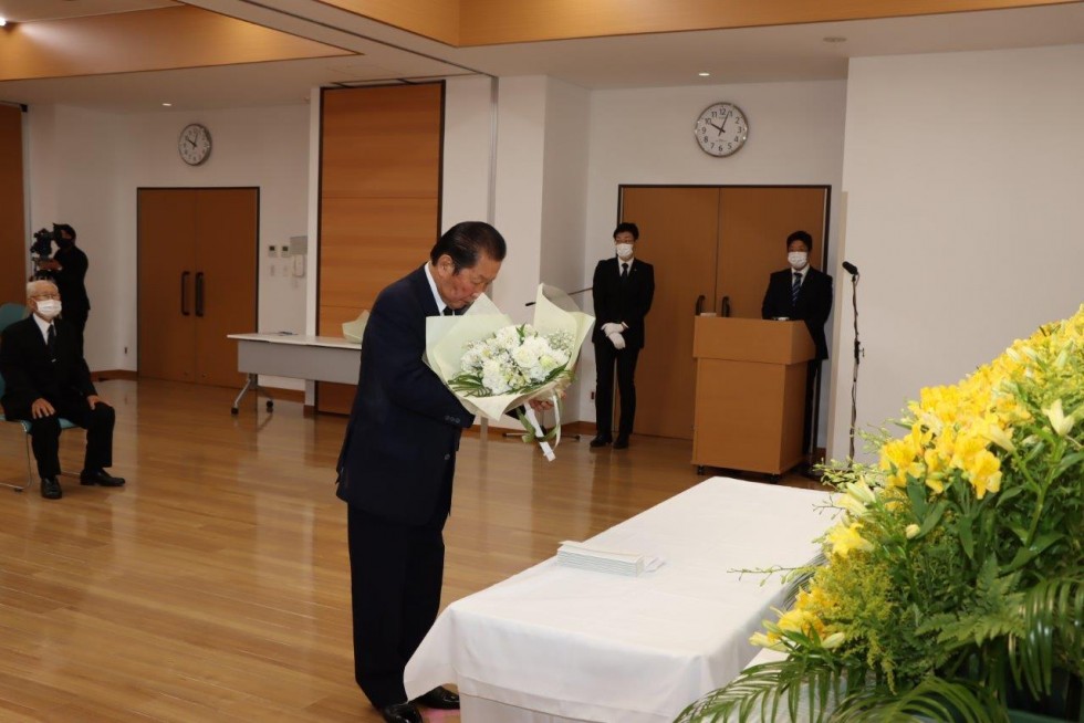 平和への誓いを新たに　～豊後高田市戦没者追悼献花式～の画像4