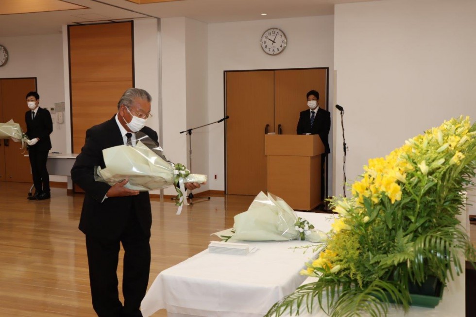 平和への誓いを新たに　～豊後高田市戦没者追悼献花式～の画像5