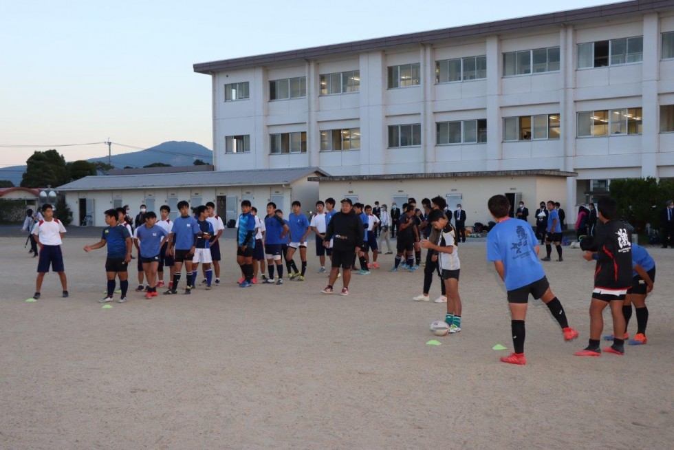 憧れのラグビー選手に　～豊後高田市中学ラグビー部発足会～の画像8