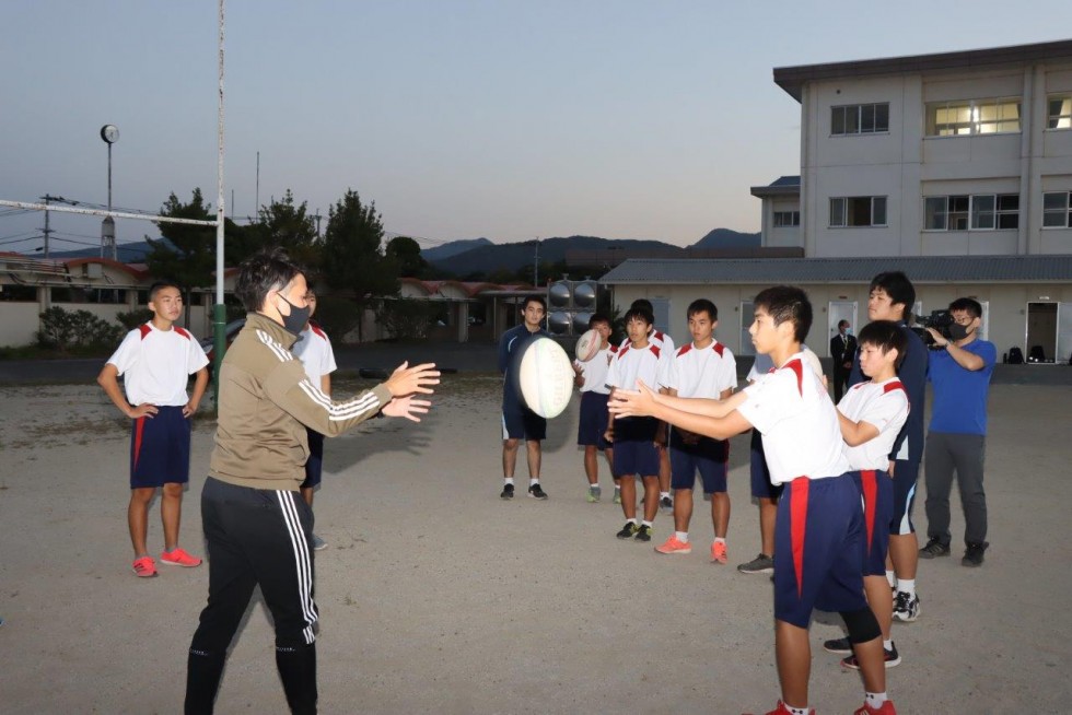 憧れのラグビー選手に　～豊後高田市中学ラグビー部発足会～の画像11