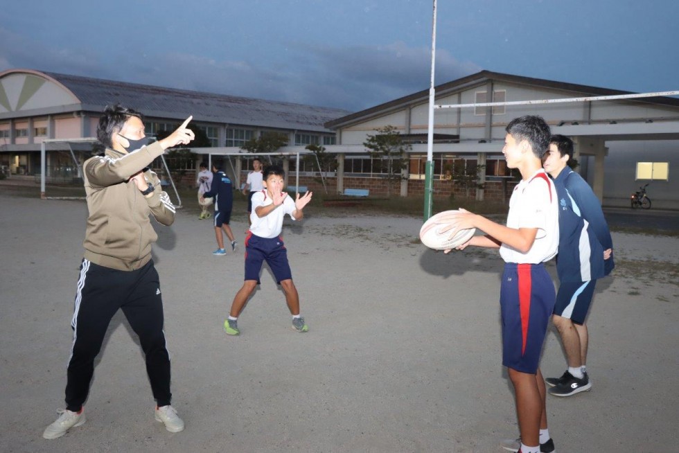 憧れのラグビー選手に　～豊後高田市中学ラグビー部発足会～の画像13