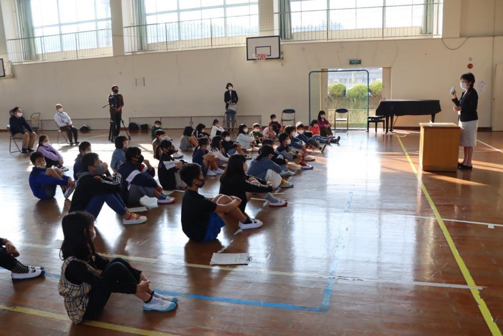 地域一体でのアルミ缶回収活動がうれしい受賞～草地小学校・アルミ缶小・中学校回収協力者表彰～の画像3