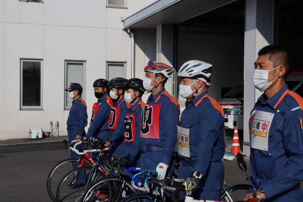 『火の用心』を伝えます！　～秋季全国火災予防運動『自転車広報隊』出発～の画像5