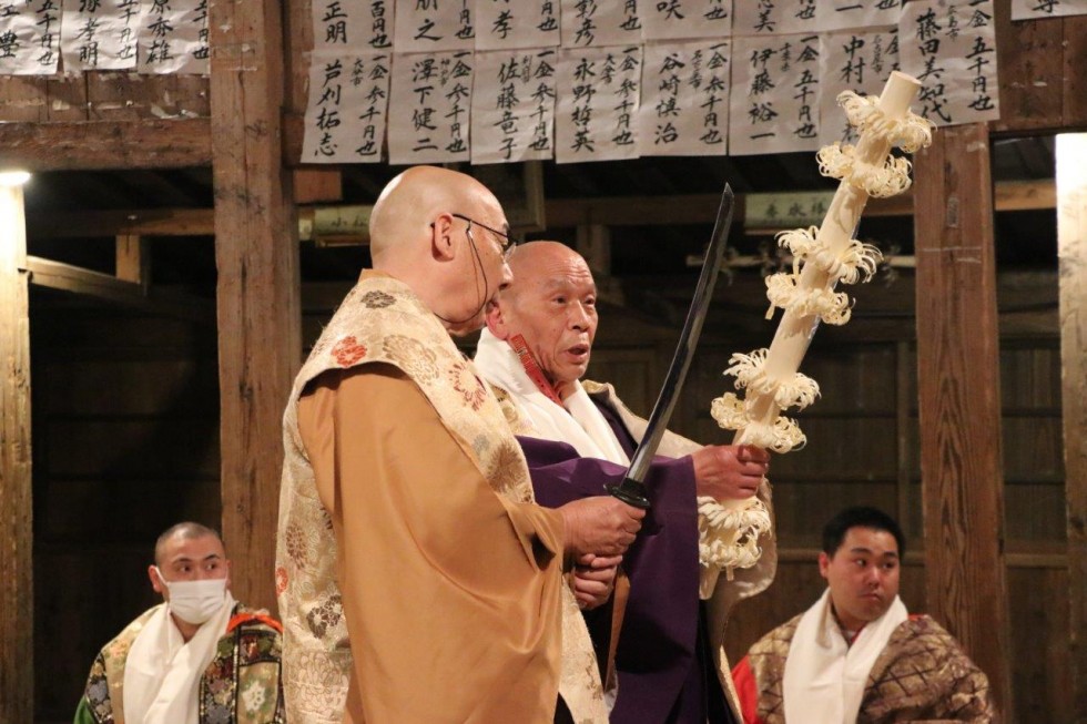 ～五穀豊穣と無病息災を願う鬼と炎の舞～ 天念寺修正鬼会が行われましたの画像8