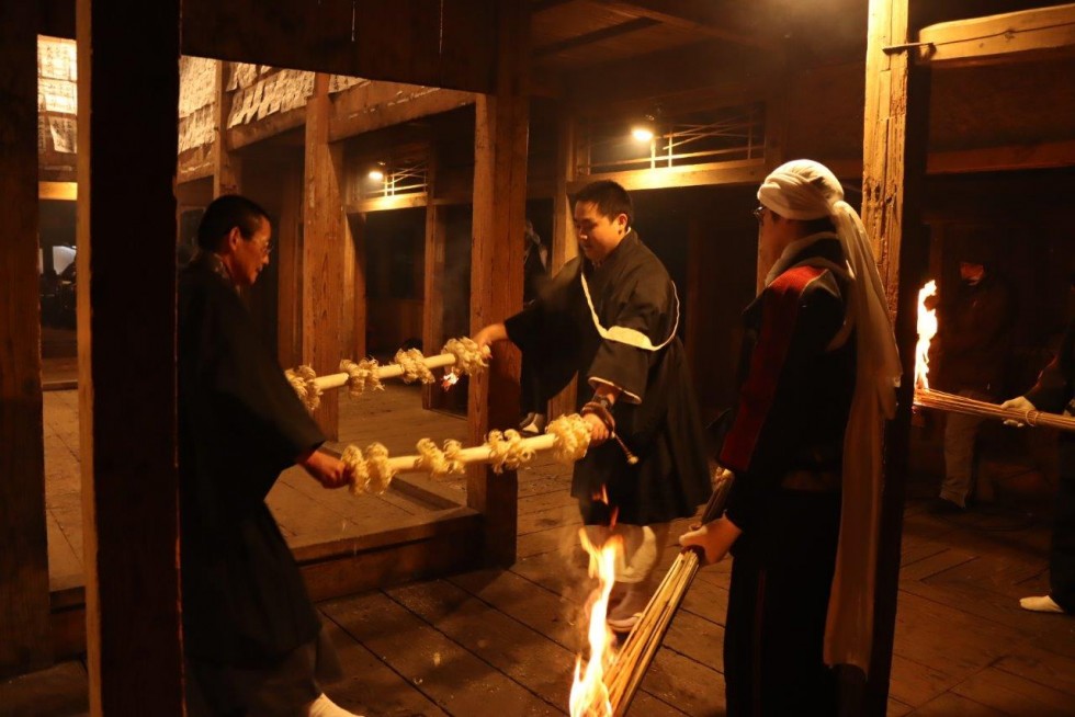 ～五穀豊穣と無病息災を願う鬼と炎の舞～ 天念寺修正鬼会が行われましたの画像14