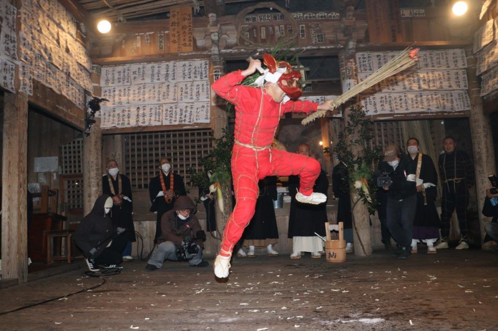 ～五穀豊穣と無病息災を願う鬼と炎の舞～ 天念寺修正鬼会が行われましたの画像20