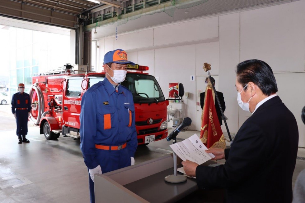 地域の防火・防災力の更なる向上に向けて ～消防ポンプ自動車の引き渡し式・運用開始式が行われました～の画像4