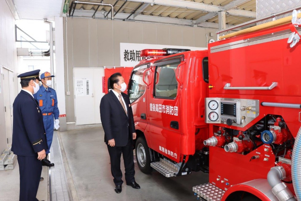 地域の防火・防災力の更なる向上に向けて ～消防ポンプ自動車の引き渡し式・運用開始式が行われました～の画像6