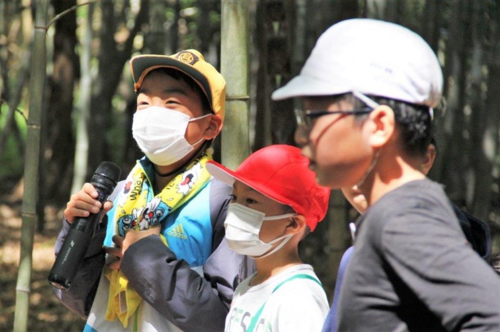 新緑の「千部もみじ村」でたけのこ掘り体験♪　－高田小学校－の画像16