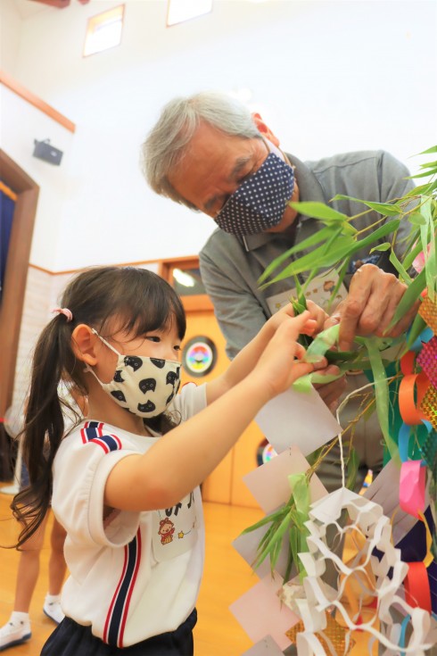 短冊に願いを込めて　－キラリいろ幼稚園七夕交流会－の画像6