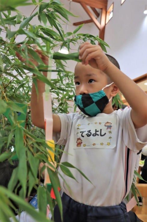 短冊に願いを込めて　－キラリいろ幼稚園七夕交流会－の画像7