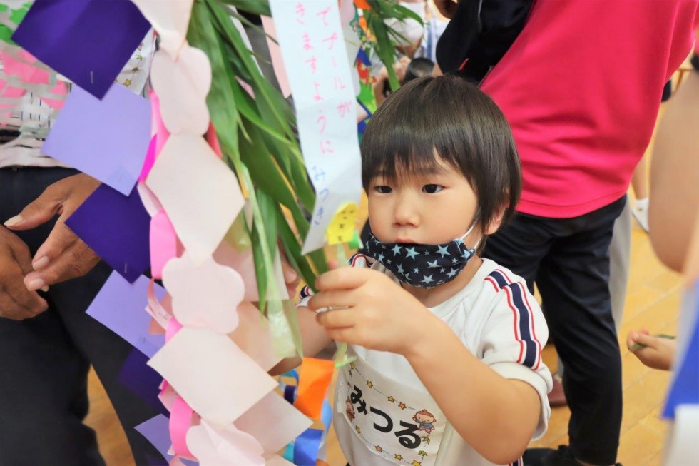 短冊に願いを込めて　－キラリいろ幼稚園七夕交流会－の画像8