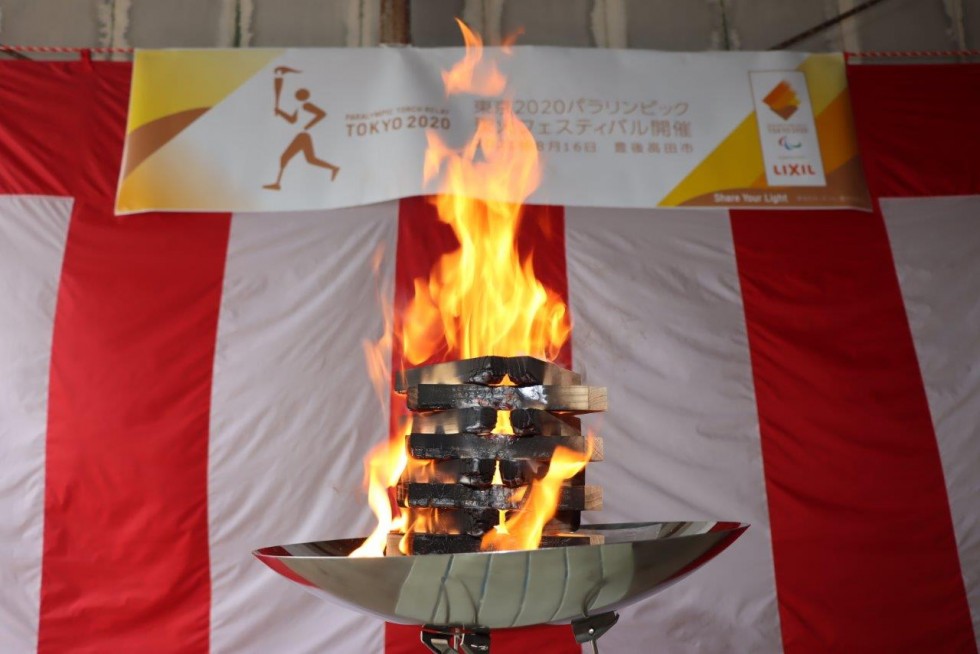 東京2020パラリンピック聖火リレー　聖火フェスティバル（大分県）　「豊後高田共に生きる火」採火式が行われましたの画像9