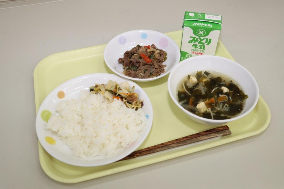 初開催の「おおいた和牛と県産食材を使った定番給食料理コンテスト」で栄冠！ ～受賞作『おおいた和牛のスタミナ炒め』を給食で美味しくいただきました～の画像4