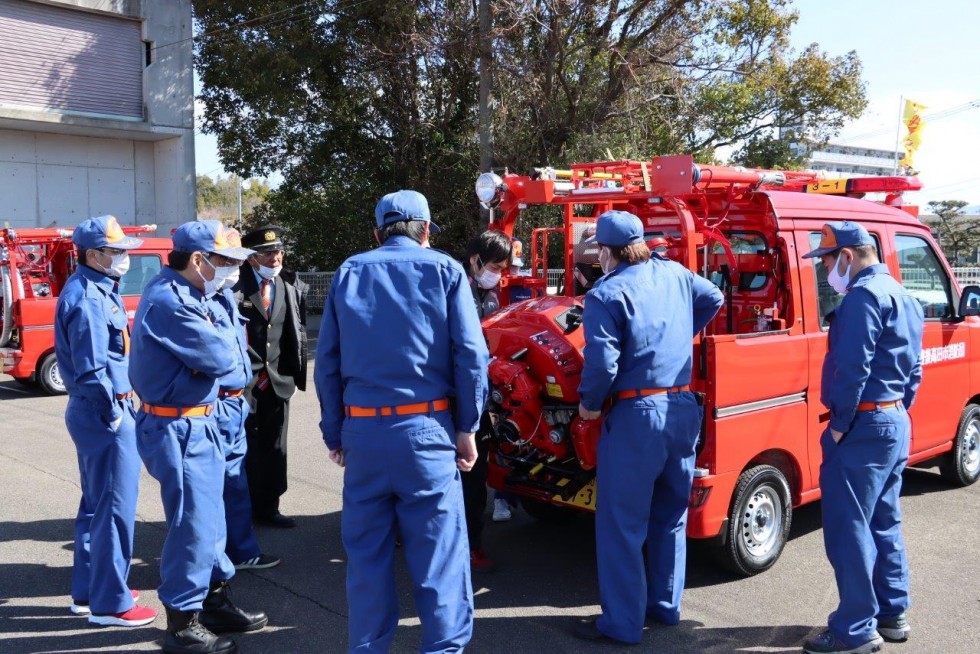 地域の更なる防災力向上へ　～消防ポンプ車等の引き渡し式が行われました～の画像10