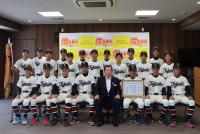 8月2日　高田中学校野球部（戴星学園との合同チーム）の画像1