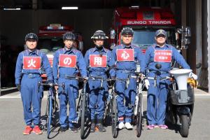 自転車広報隊の写真