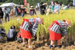 田染荘収穫祭の写真