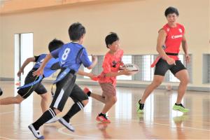 小学生対象のクリニックの様子